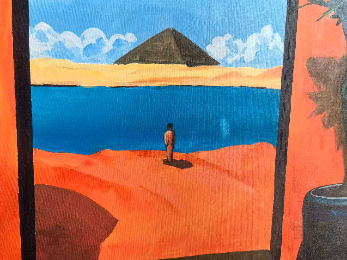 'Gate of Eden' – Original Oil Painting Unframed (75×100cm / 29.5×39.4in) · Optional Framing