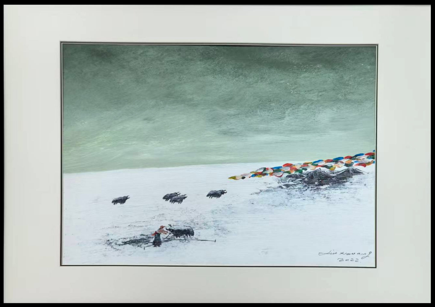 The Home Within Reach  — The Gaze Upon Tibet Series, Small Format Oil