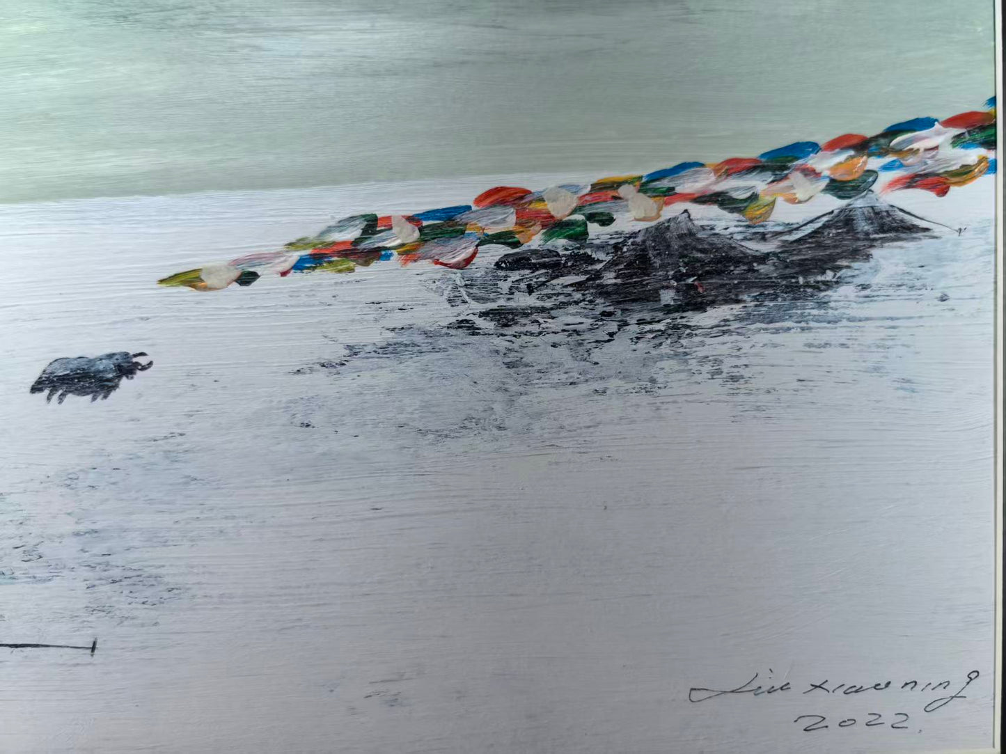 The Home Within Reach  — The Gaze Upon Tibet Series, Small Format Oil