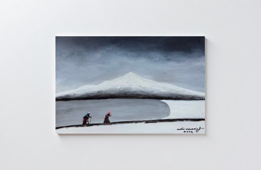 The Pilgrims  — 23.2''×15'' Small Format Oil