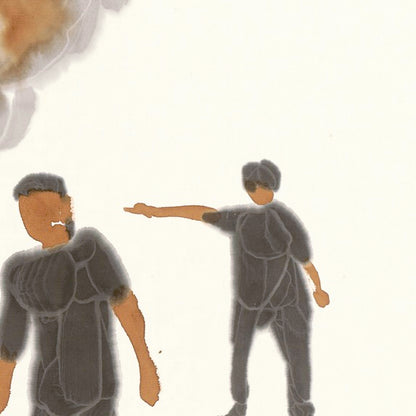 He Jun | Shout — Large Format Contemporary Ink Painting