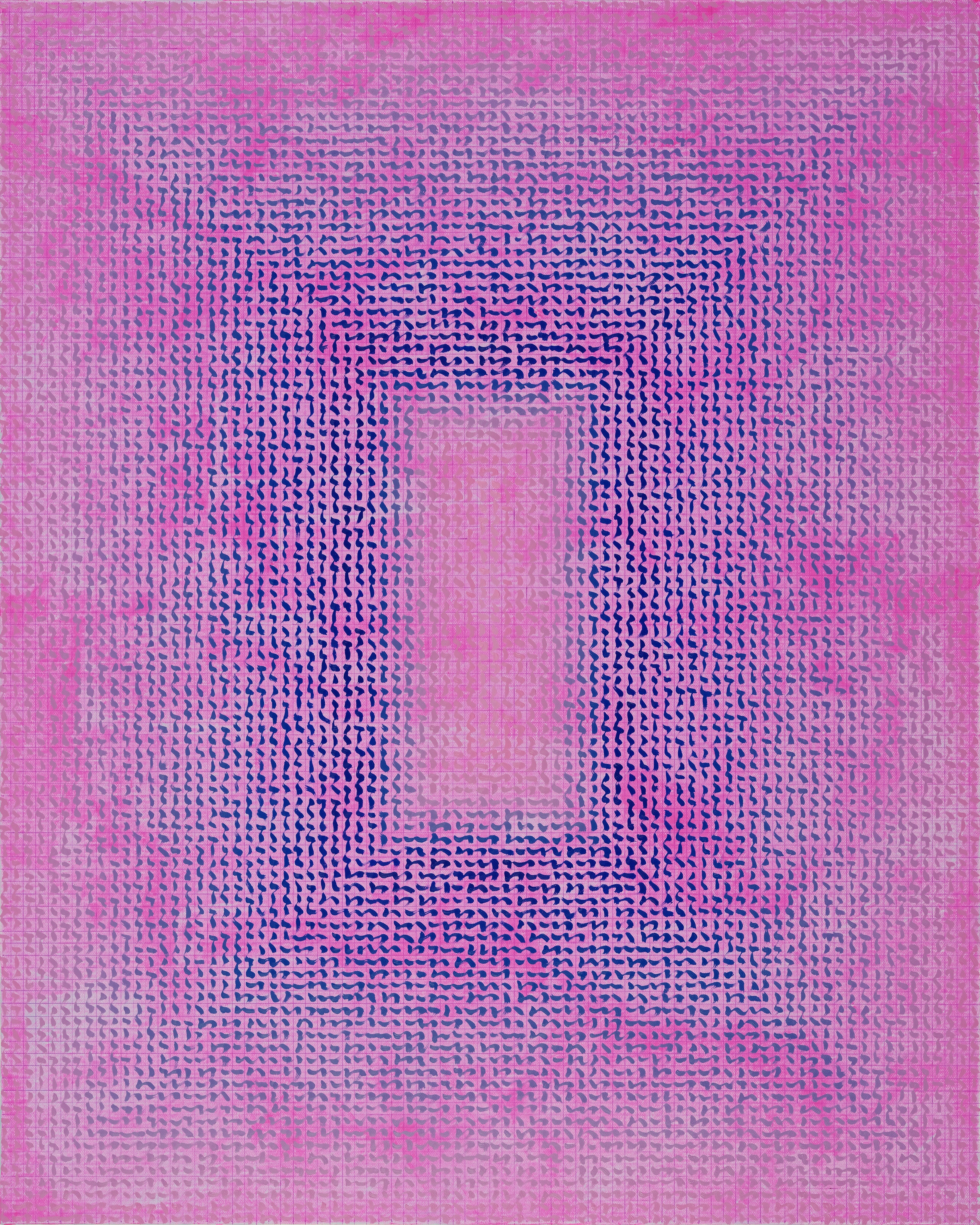 Nine Odes  Series No. 2 - Oil on Canvas 39.4'' × 31.5''