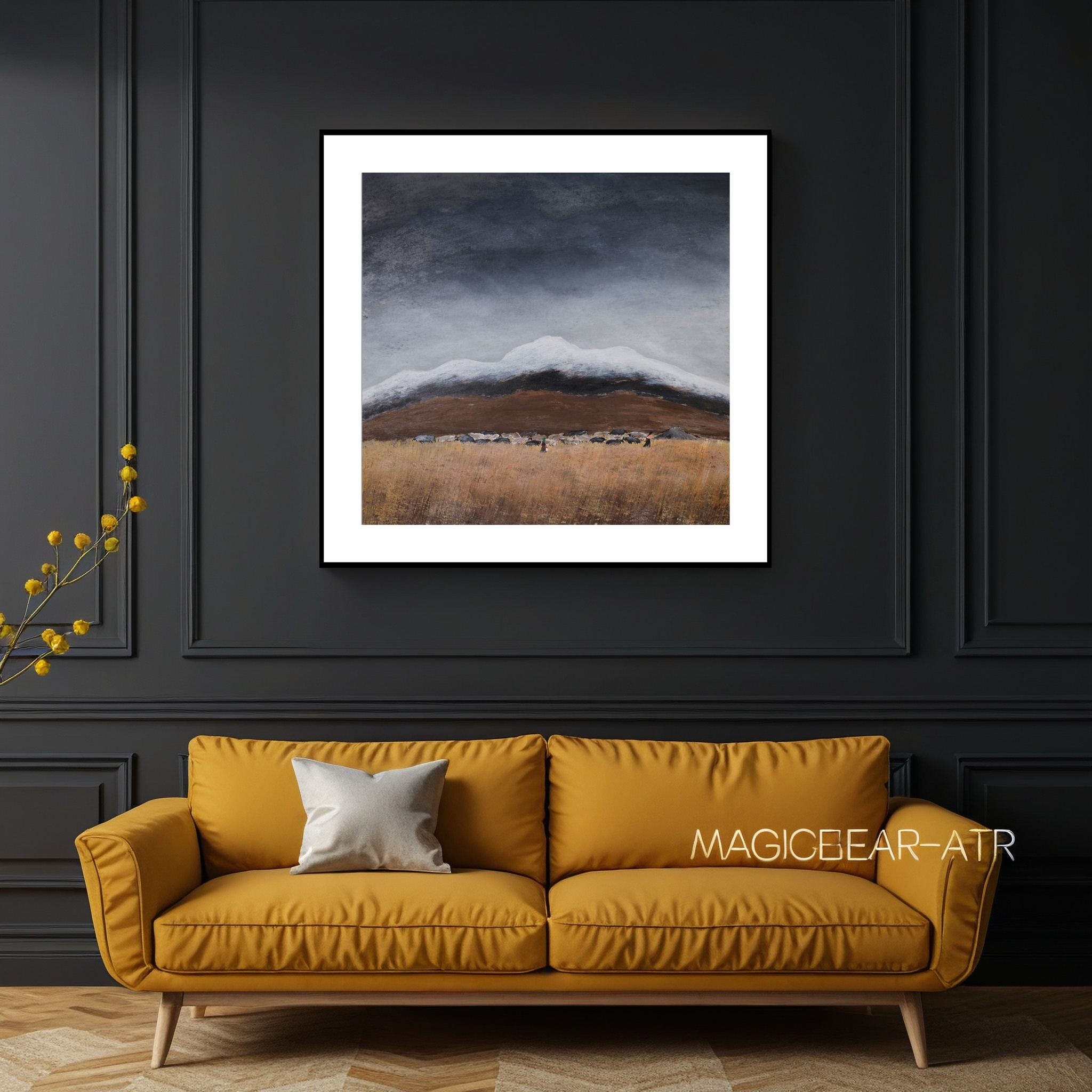 The Gaze Upon Tibet  Series，27.6" × 27.6"