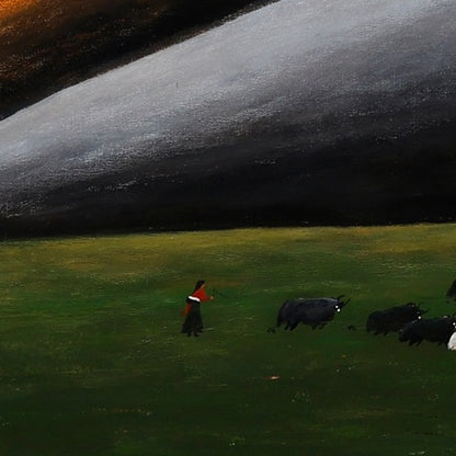 A Fable in the Valley — Large Format Oil Painting on Canvas by Liu Xiaoning