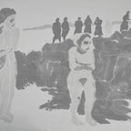 1941 - 97.6'' × 48.8 '' | Original Painting by Chinese Artist | Magic Bear Art