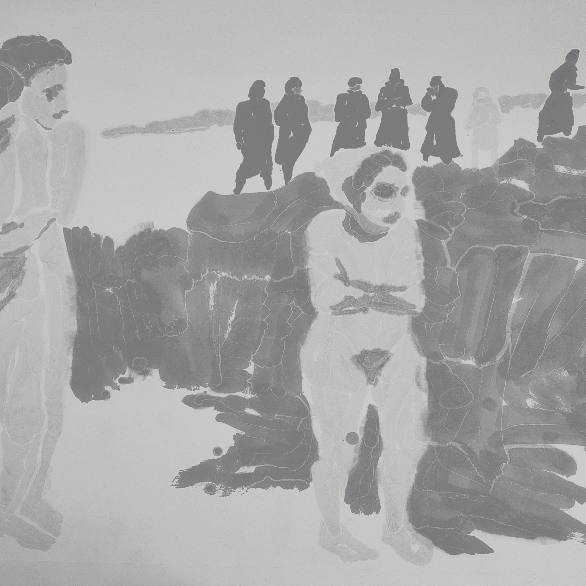 1941 - 97.6'' × 48.8 '' | Original Painting by Chinese Artist | Magic Bear Art