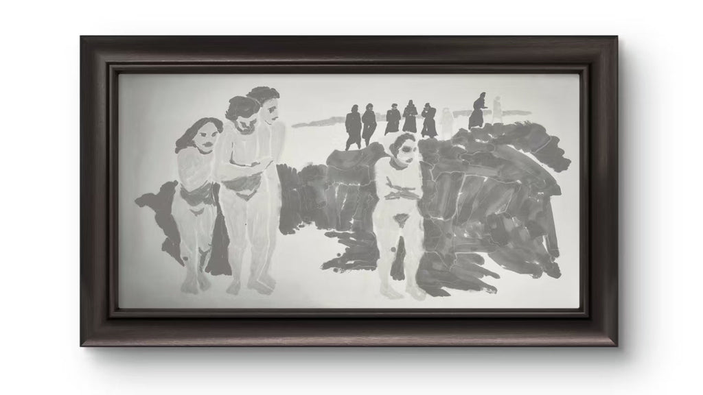 1941 - 97.6'' x 48.8'' Chinese Ink Painting | Chinese Original Painting | Magic Bear Art