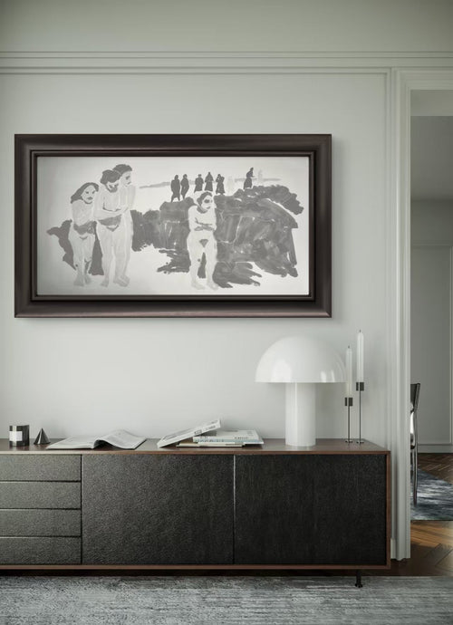 1941 - 97.6'' x 48.8'' Chinese Ink Painting | Chinese Original Painting | Magic Bear Art
