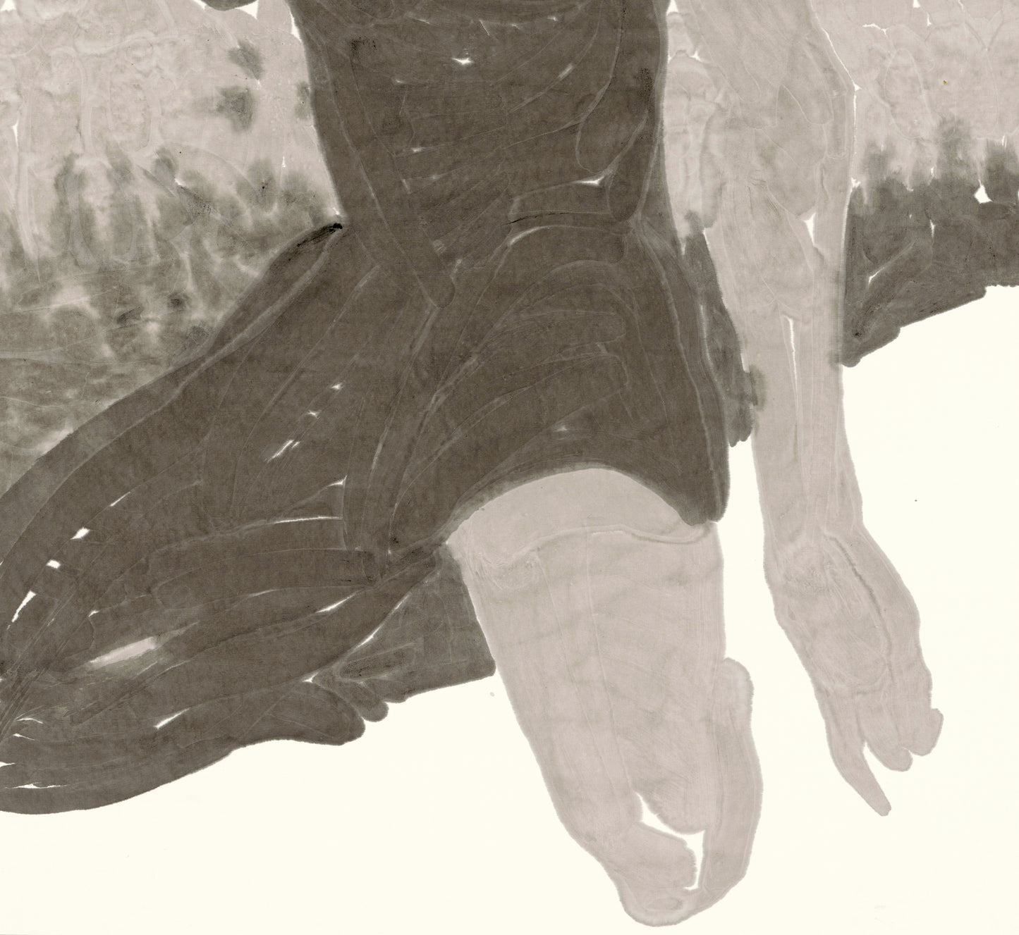 He Jun | Shout — Large Format Contemporary Chinese Ink Painting