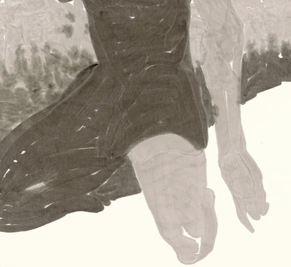 He Jun | Shout — Large Format Contemporary Chinese Ink Painting