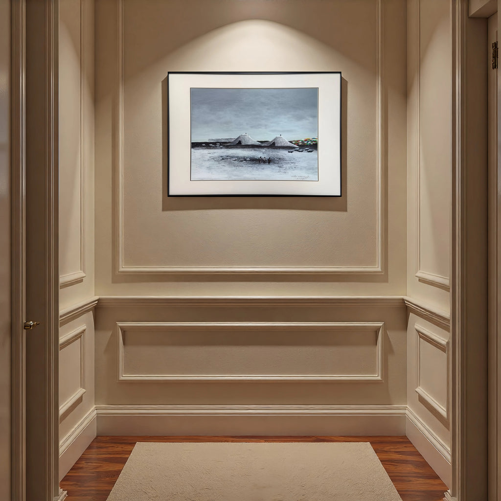 Dwellings on the Plateau —  20.9''×13.8 '' Small Format Oil