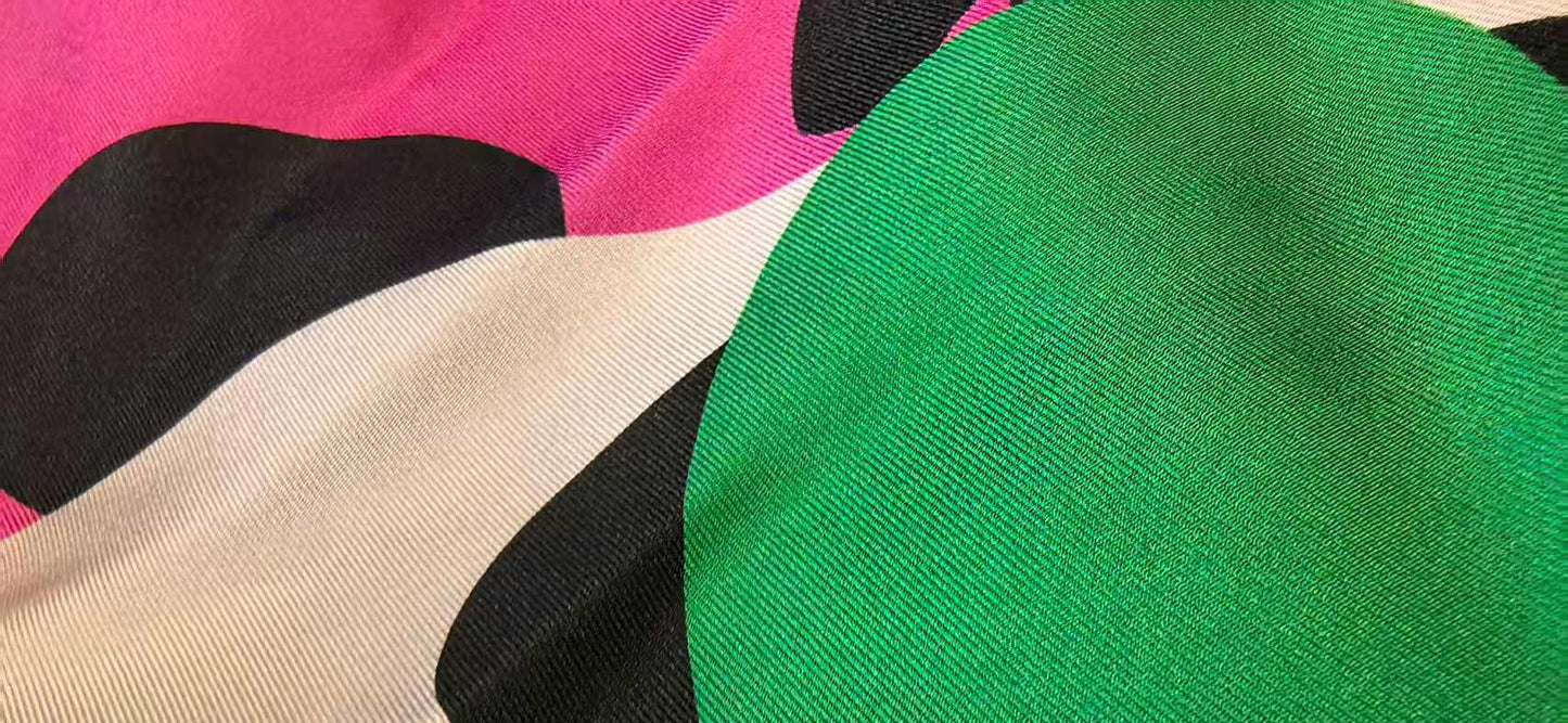 The Cool Panda (Silk Pop Art Illustration)23.6 in × 17.7 in
