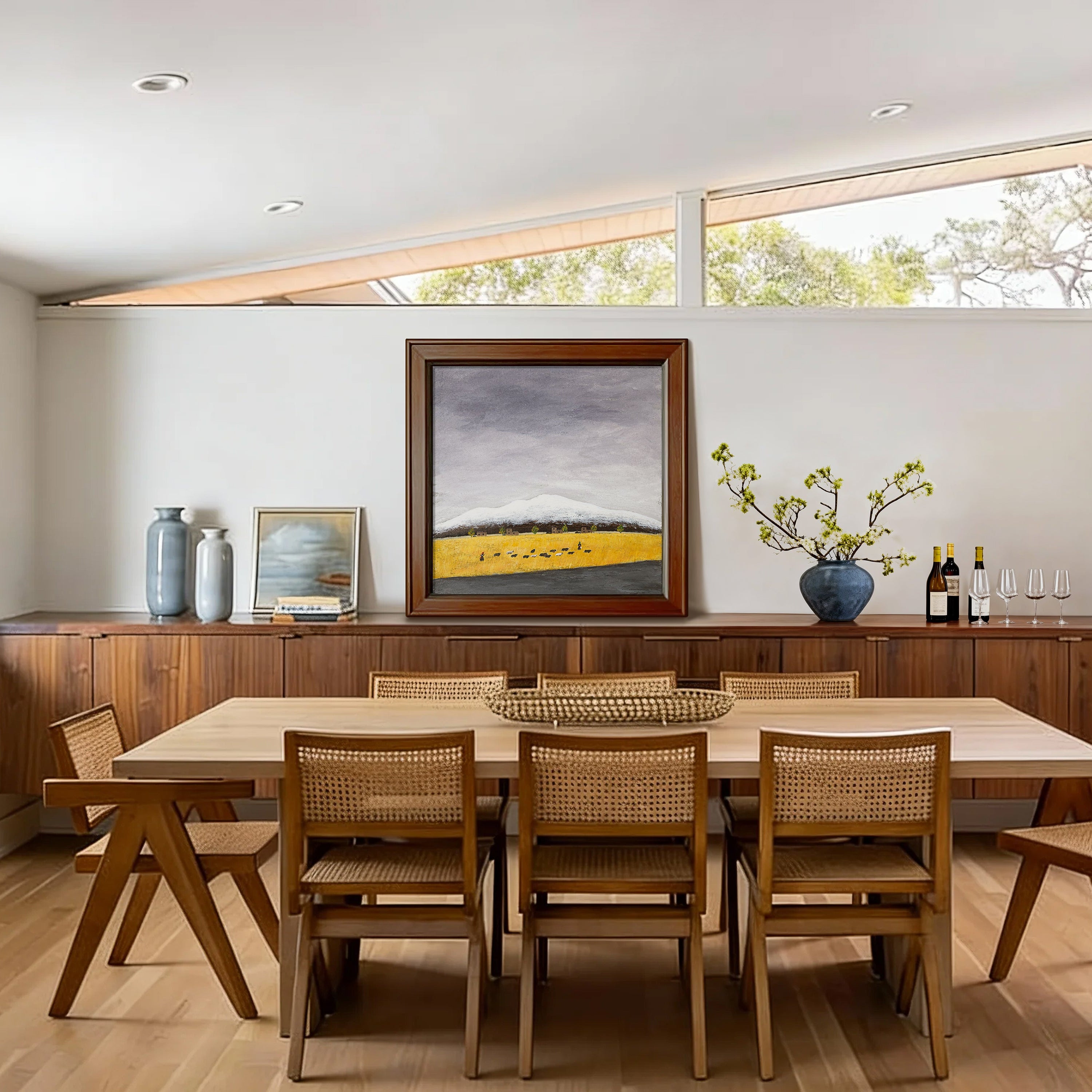 The Gaze Upon Tibet Series，27.6" × 27.6"