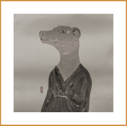 He Jun | Portraits of the Self — Medium Format Contemporary Ink Painting