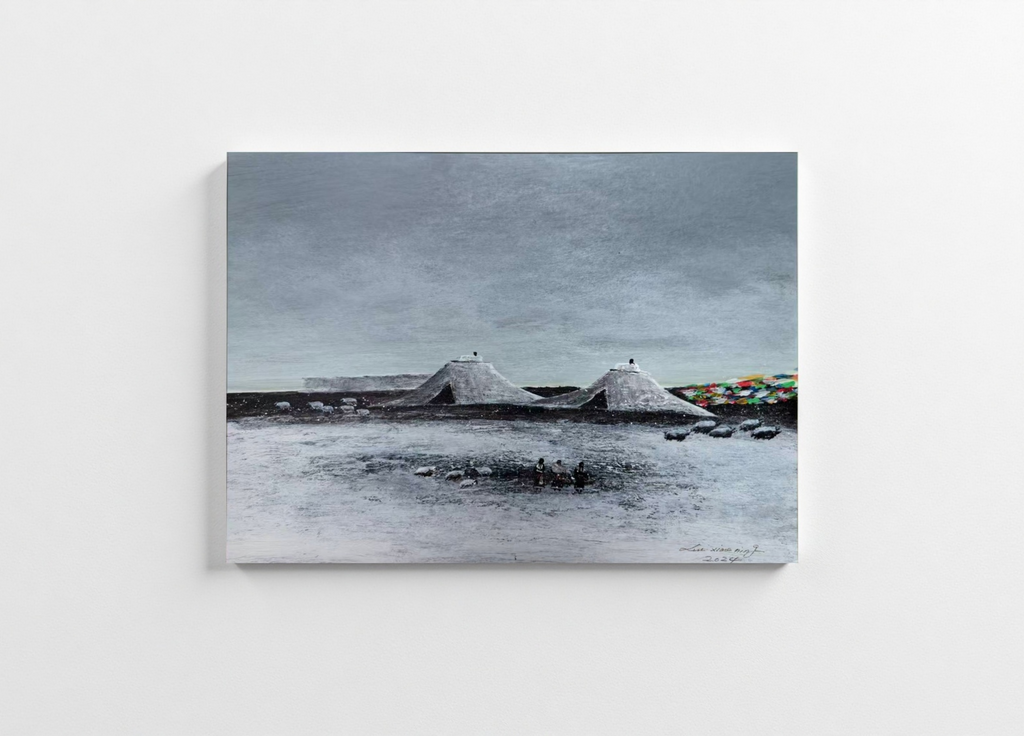 Dwellings on the Plateau —  20.9''×13.8 '' Small Format Oil