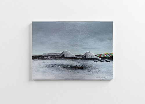 Dwellings on the Plateau —  20.9''×13.8 '' Small Format Oil