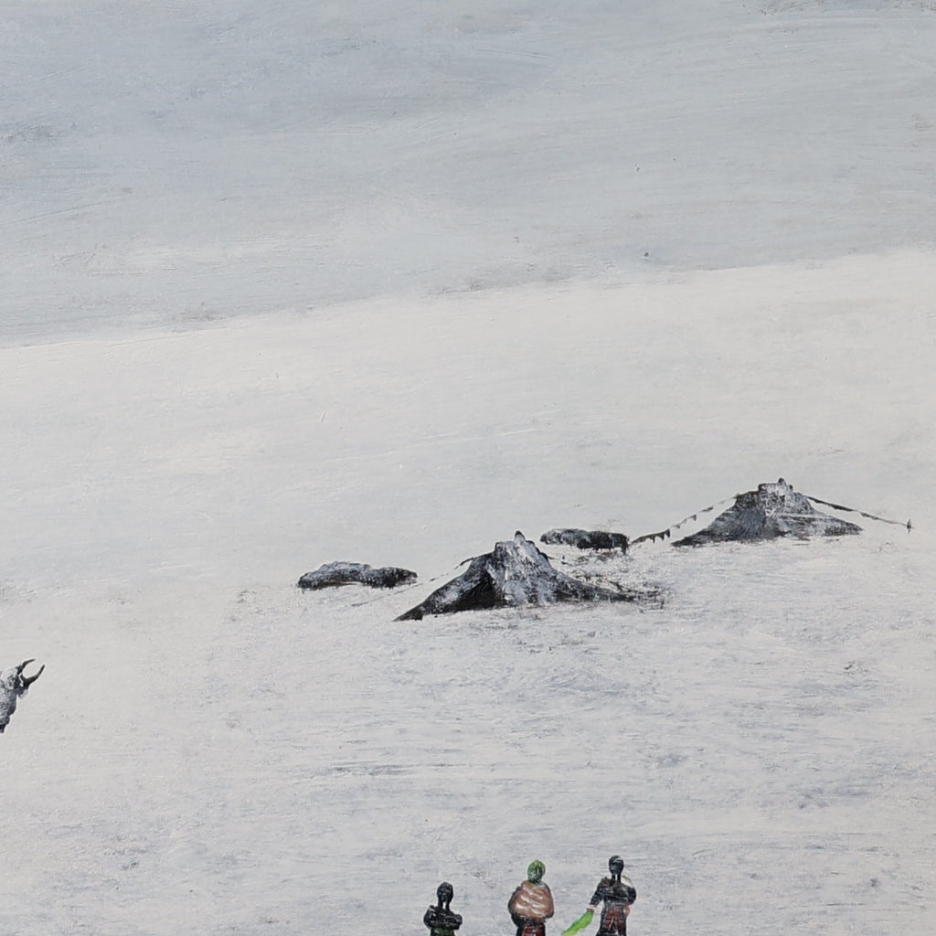 The Gaze Upon Tibet  Series，27.6" × 27.6"