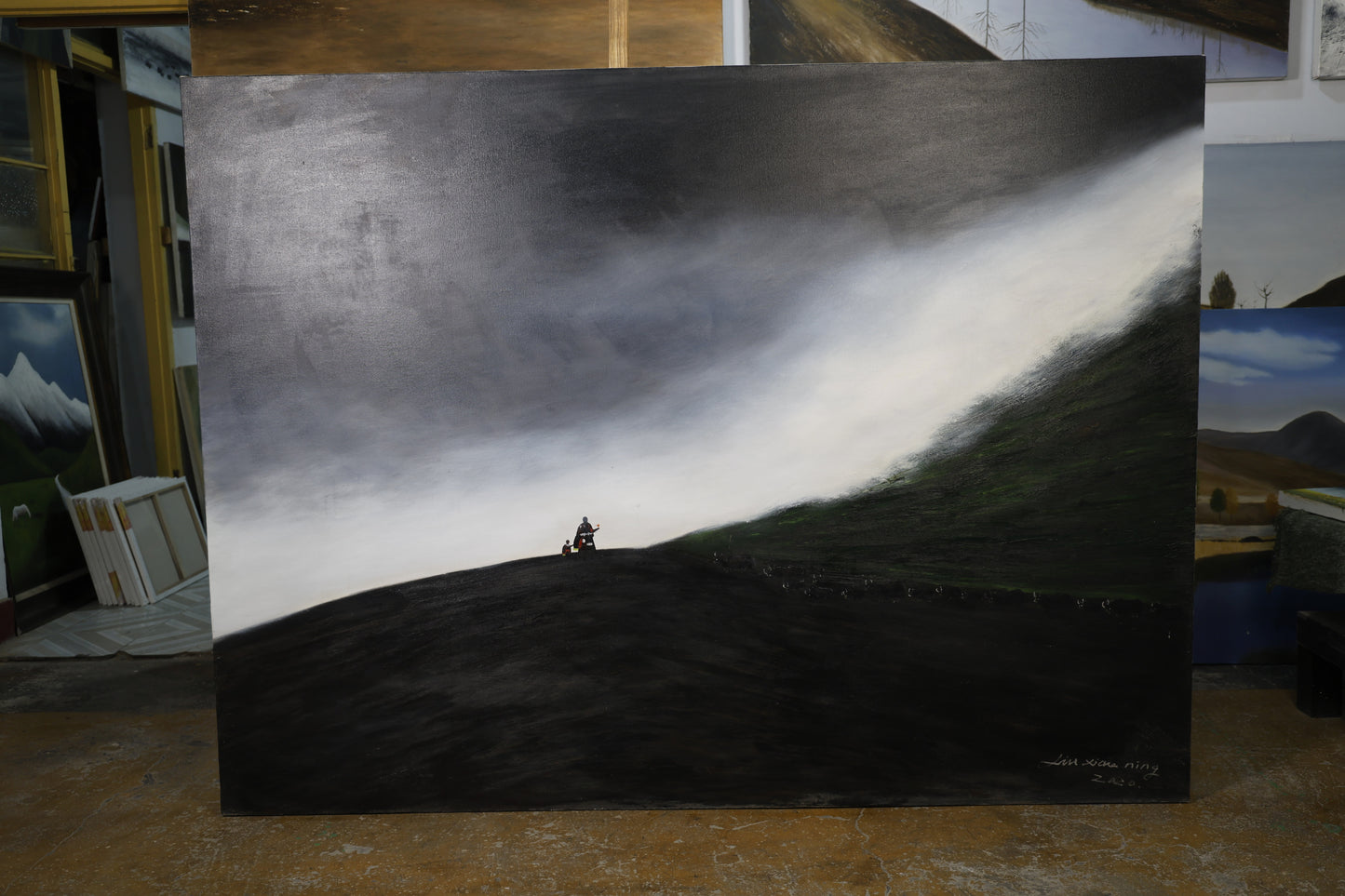 Monumental Work from 'Gaze Upon Tibet' Series (2020) by LIU XIAONING