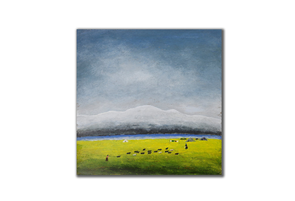 The Gaze Upon Tibet  Series ，27.6" × 27.6"