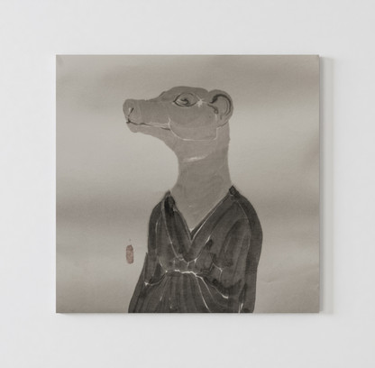 He Jun | Portraits of the Self — Medium Format Contemporary Ink Painting