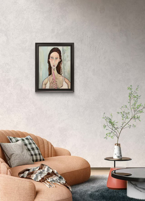 Anna's Morning-Oil on Canvas 27.6'' × 35.4''