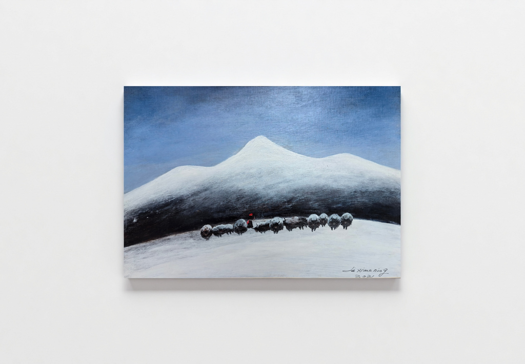 Yak Herders  — 21.3''×14.6'' Small Format Oil