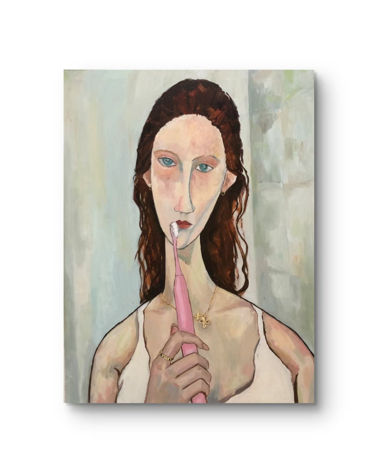 Anna's Morning-Oil on Canvas 27.6'' × 35.4''