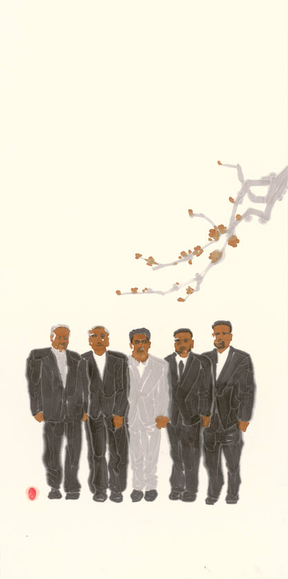 He Jun | The Oath — Contemporary Ink Painting