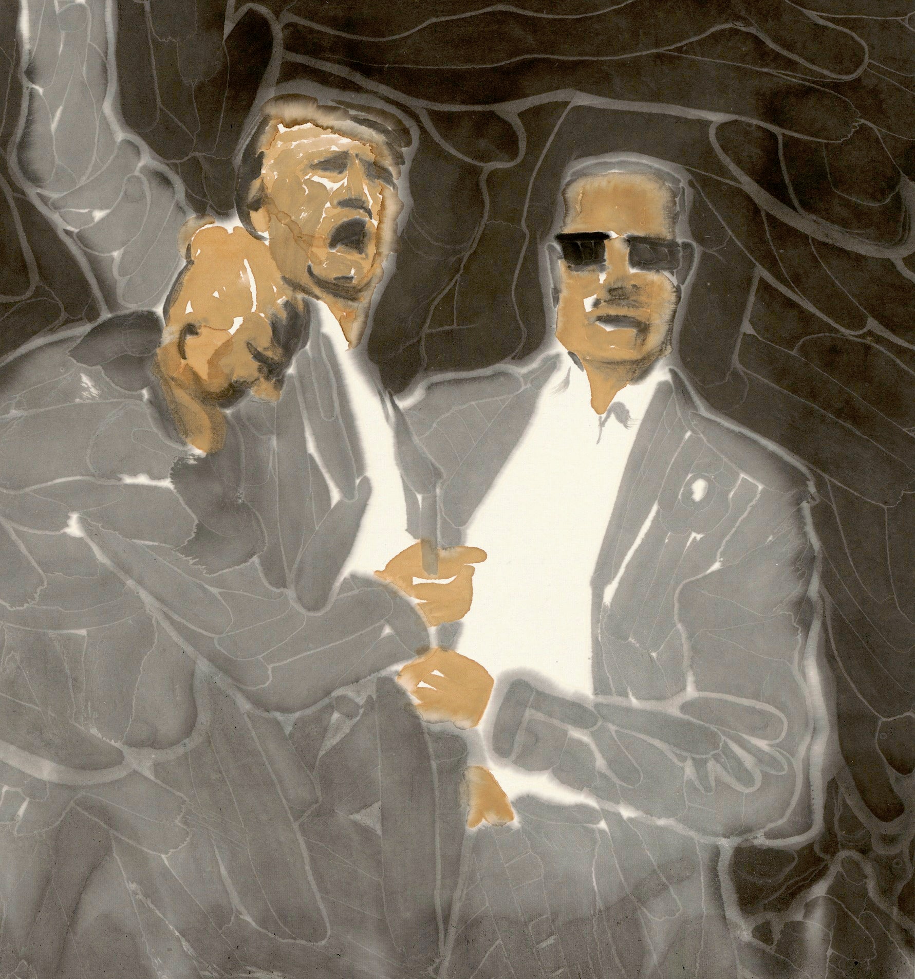 He Jun | Shout  - 54.3'' × 26.8''