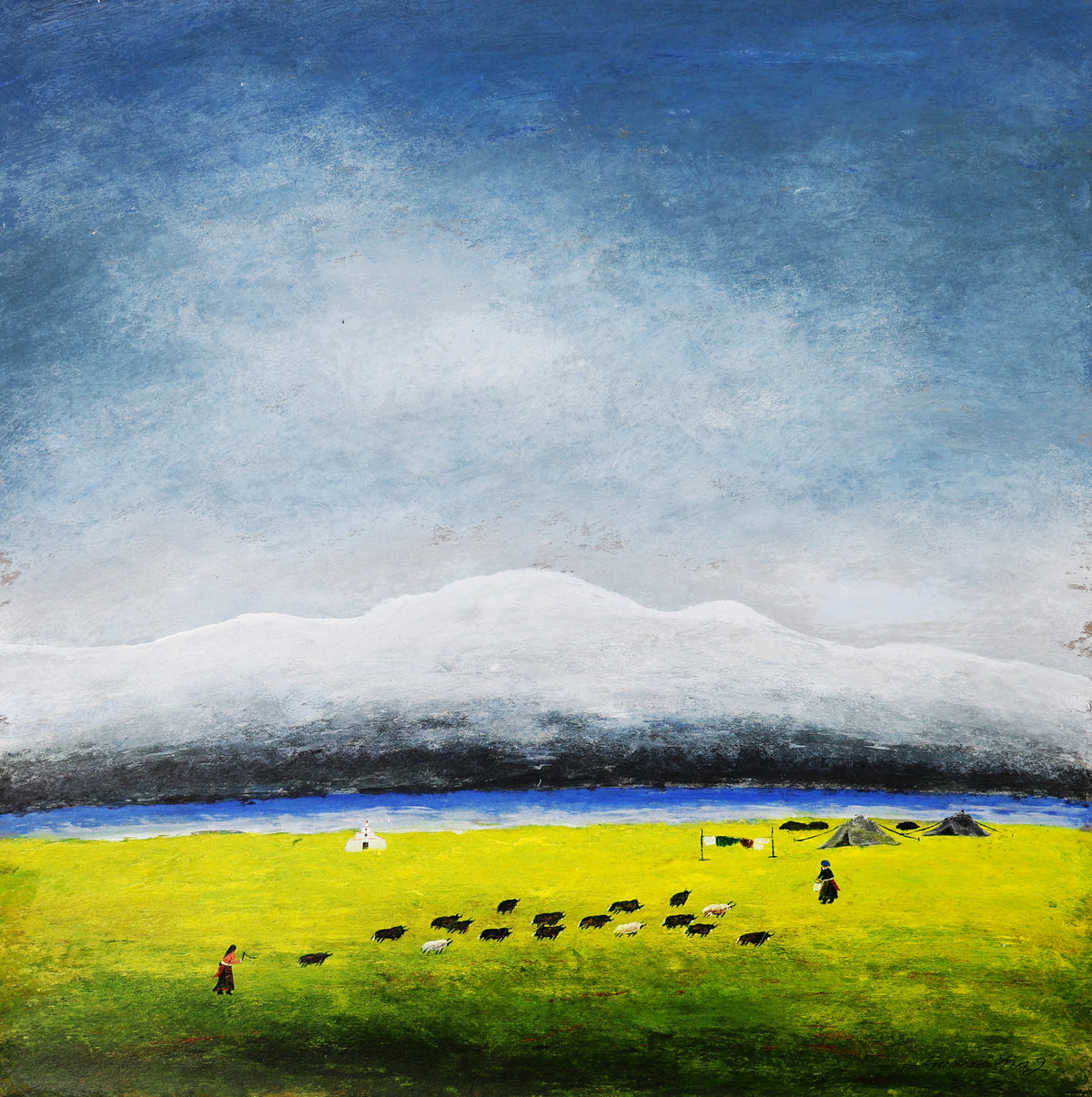 Liu Xiaoning | Oil Painting on Xuan Paper Series· Medium Format