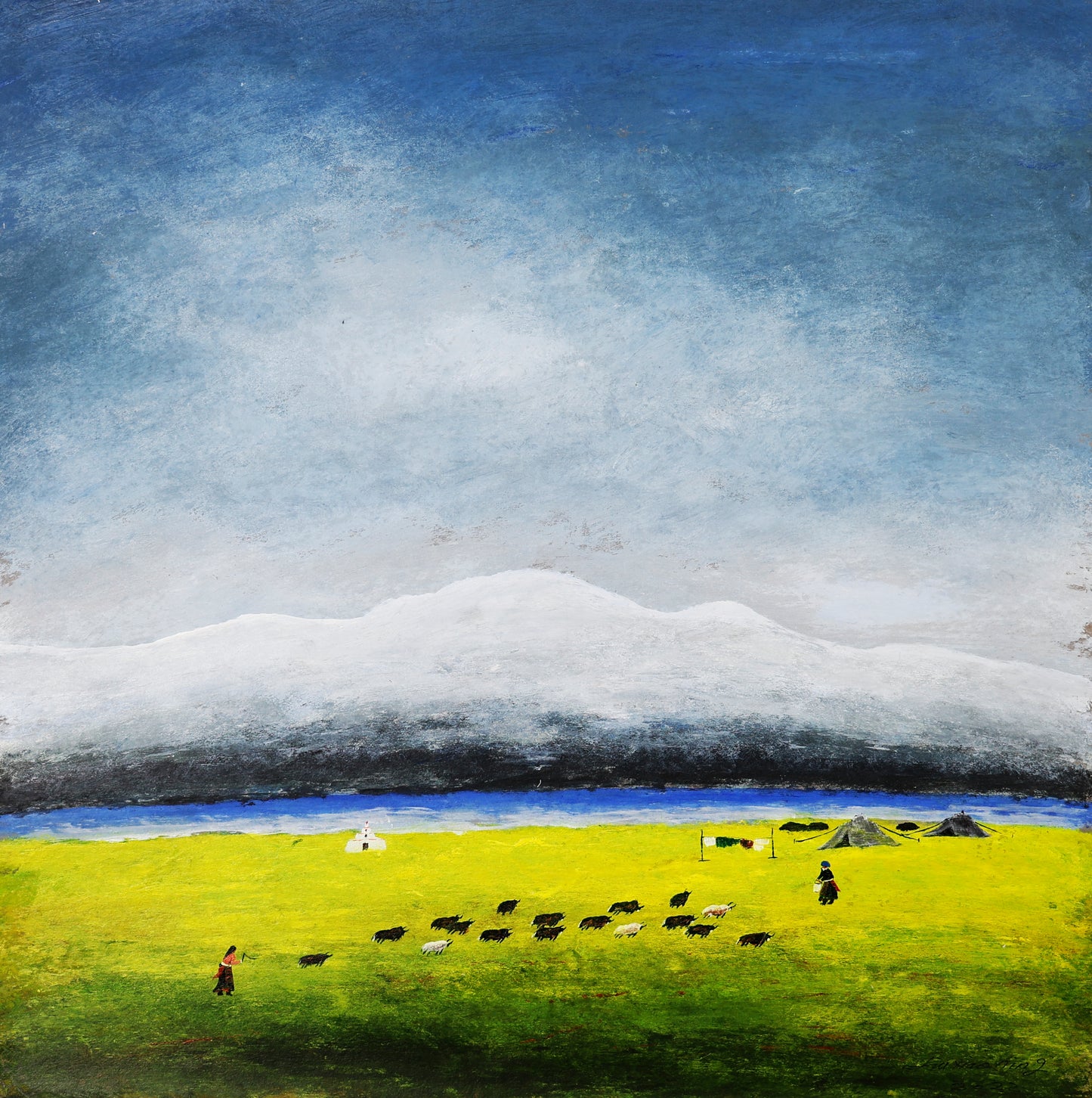 Liu Xiaoning | Oil Painting on Xuan Paper Series· Medium Format