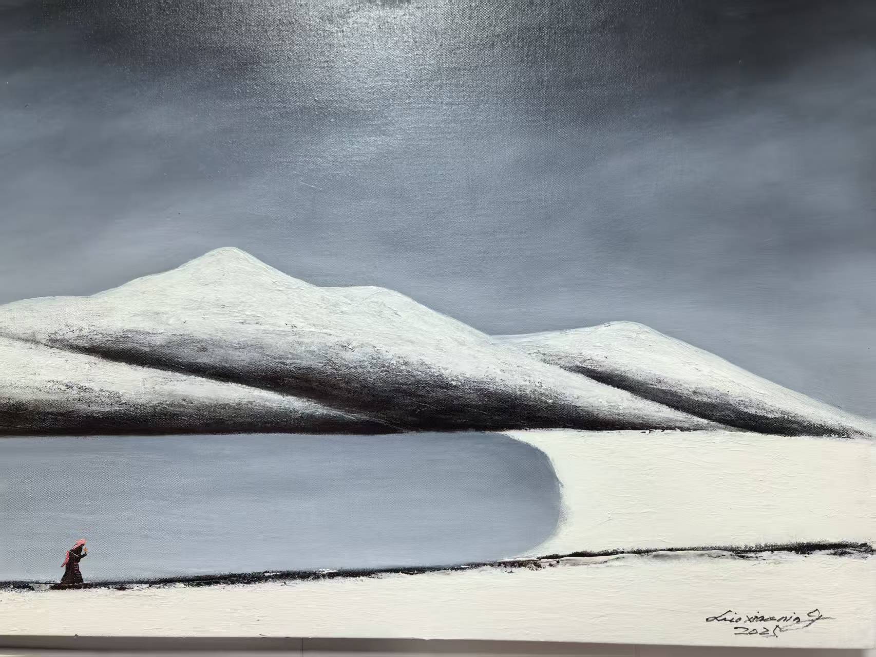 The Pilgrims —59.1''×31.5'' Large Format Oil