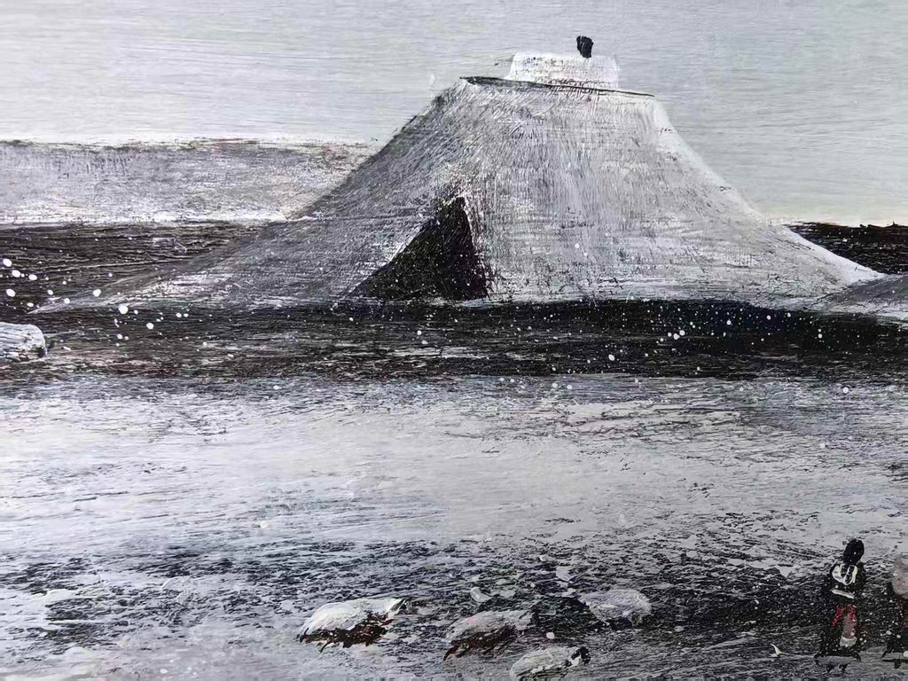 Dwellings on the Plateau —  20.9''×13.8 '' Small Format Oil