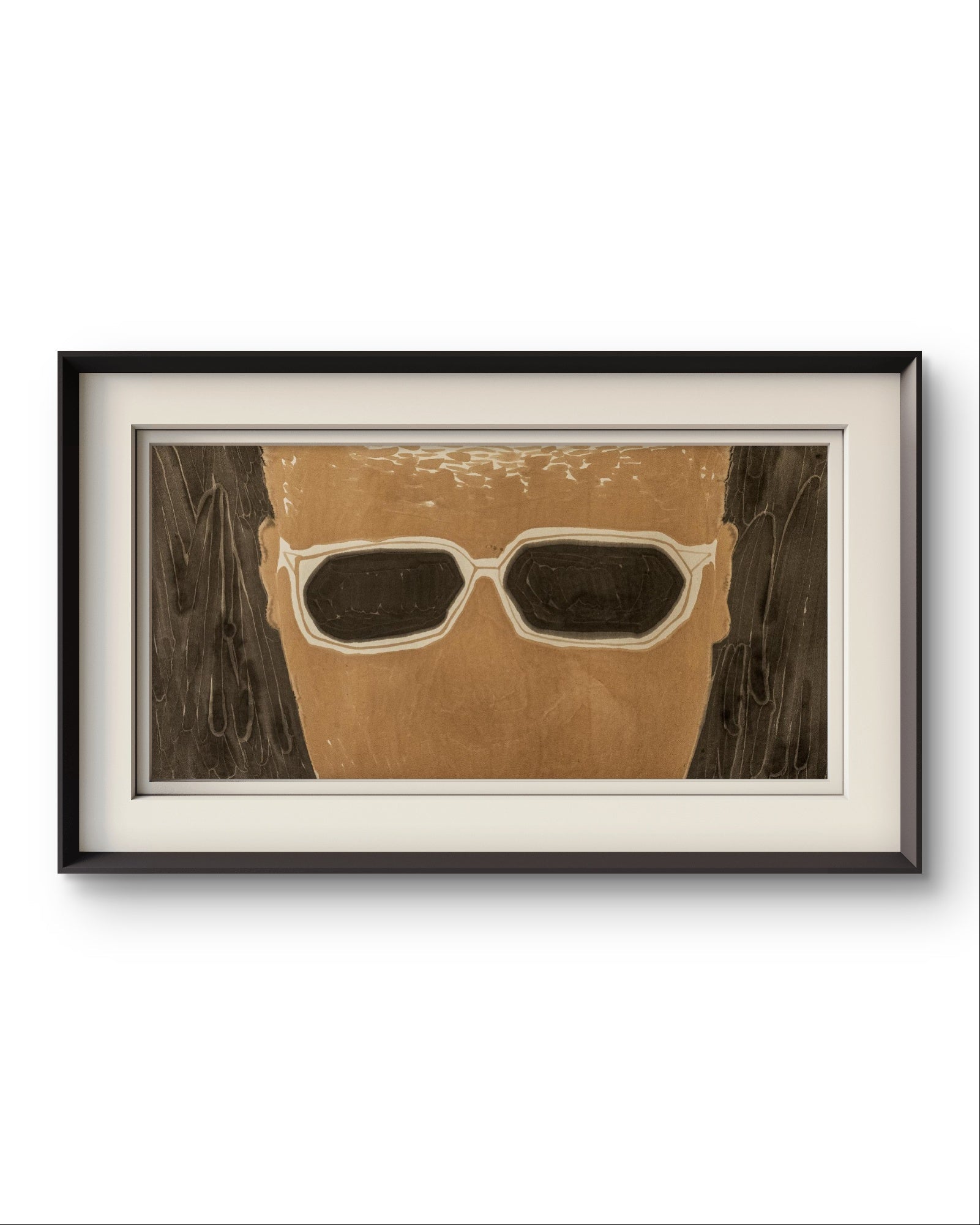 Blind to Reality - Chinese Ink and Color 54.3'' × 26.8'' | Chinese Original Painting | Magic Bear Art