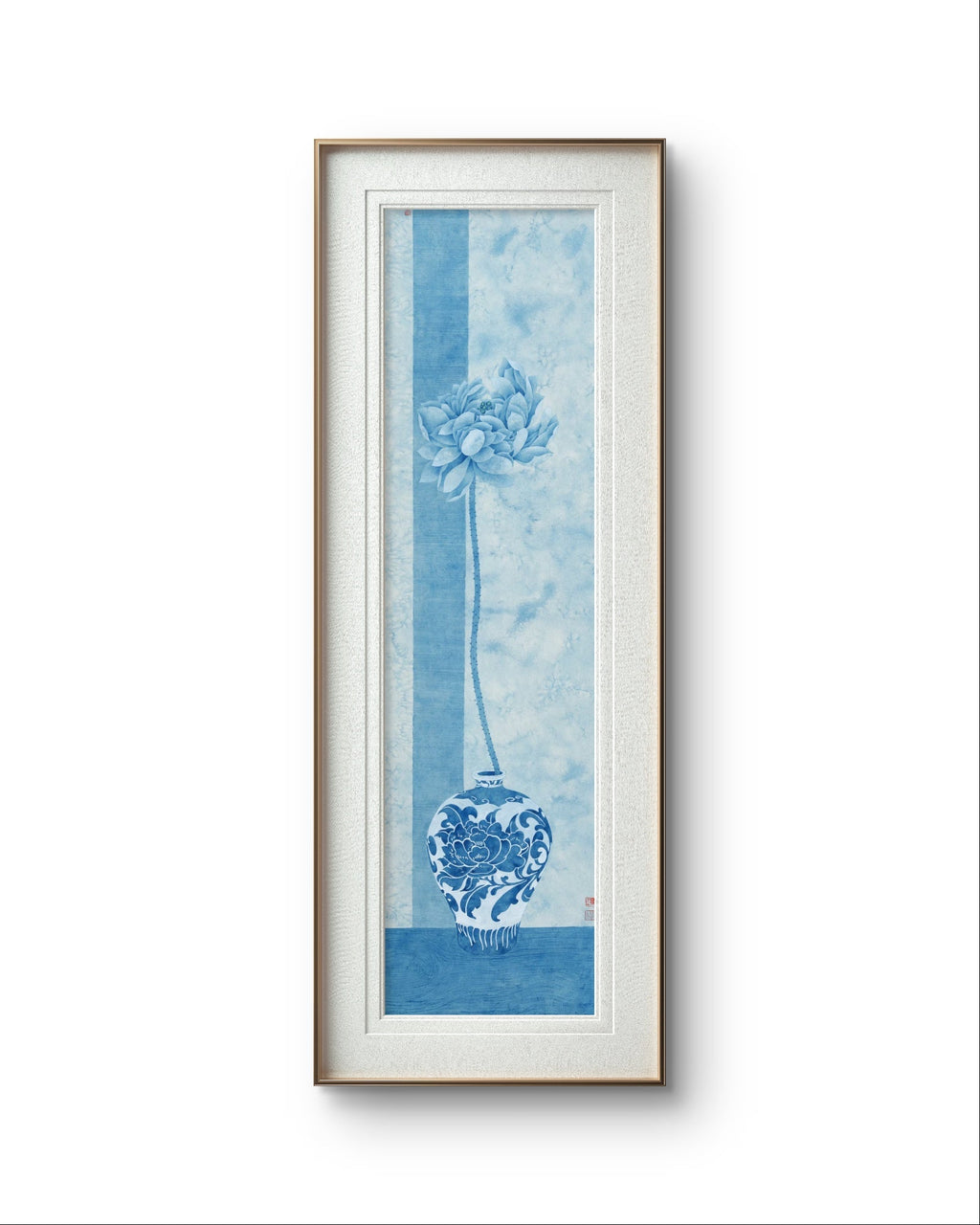 Blue Harmony | Chinese Original Painting | Magic Bear Art