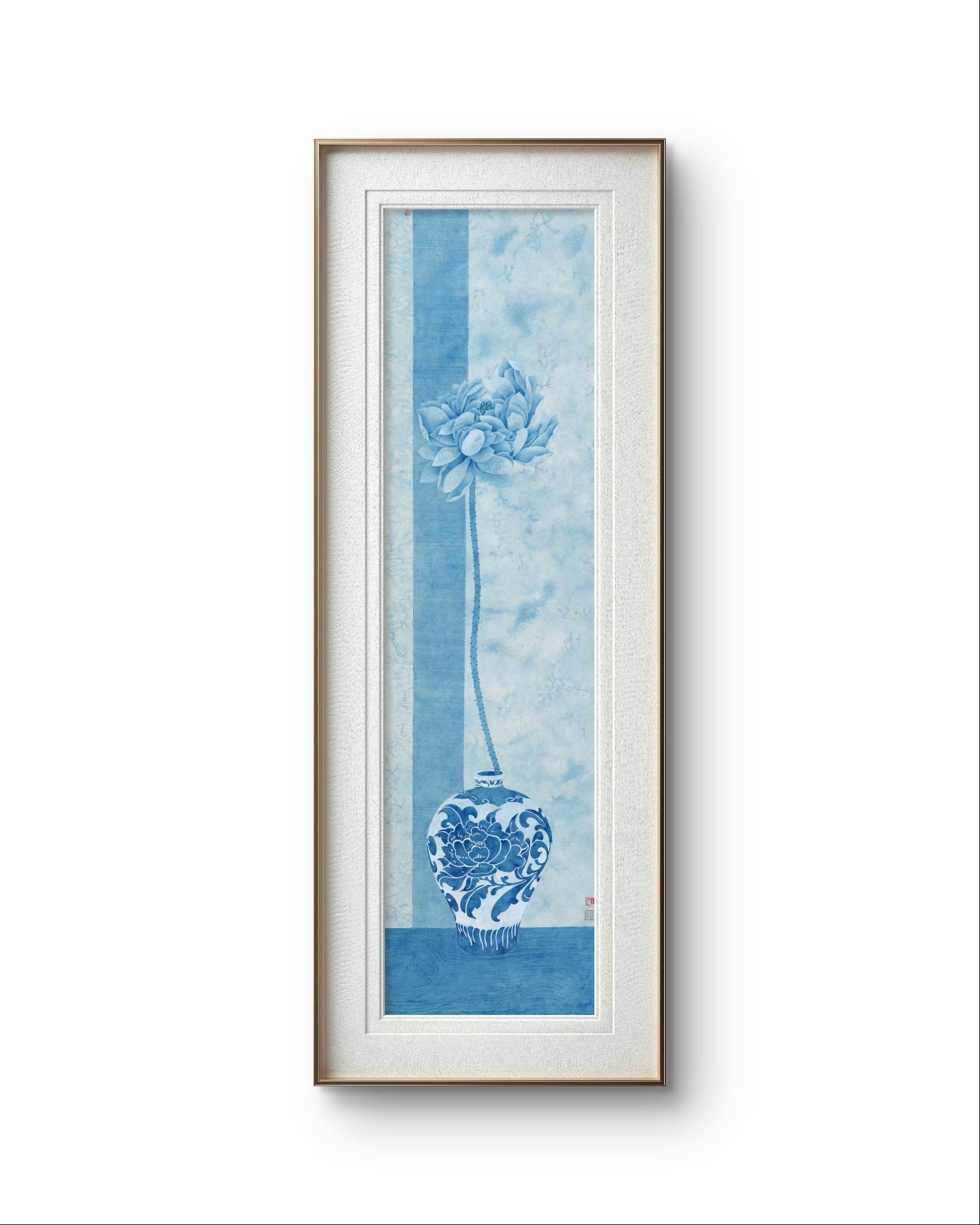 Blue Harmony | Chinese Original Painting | Magic Bear Art