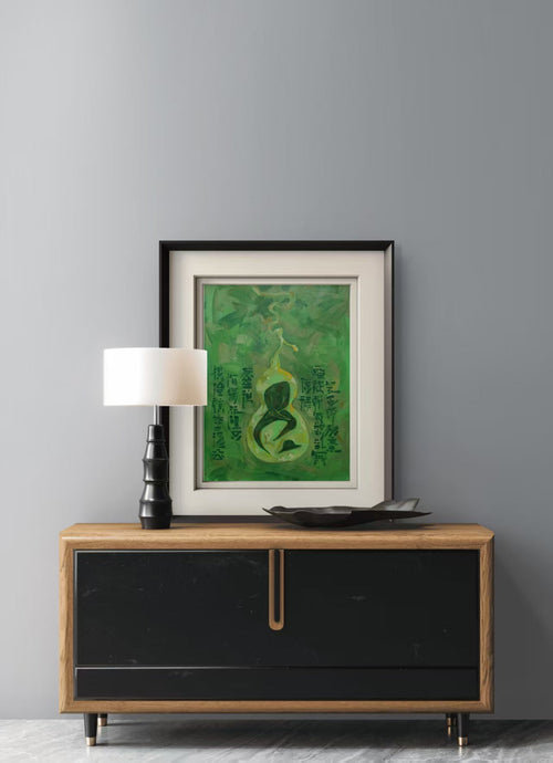 Cold Memory - Acrylic on Canvas 11.8'' × 15.7'' | Chinese Original Painting | Magic Bear Art