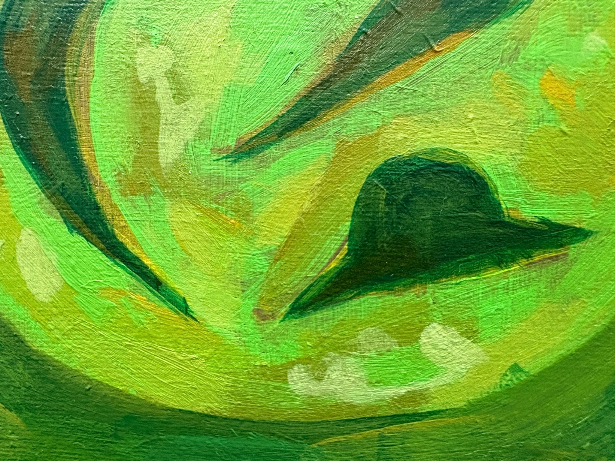 Cold Memory - Acrylic on Canvas 11.8'' × 15.7'' | Chinese Original Painting | Magic Bear Art