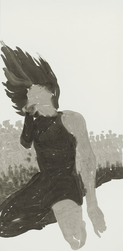 He Jun | Shout — Large Format Contemporary Chinese Ink Painting