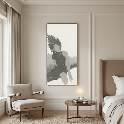 He Jun | Shout — Large Format Contemporary Chinese Ink Painting