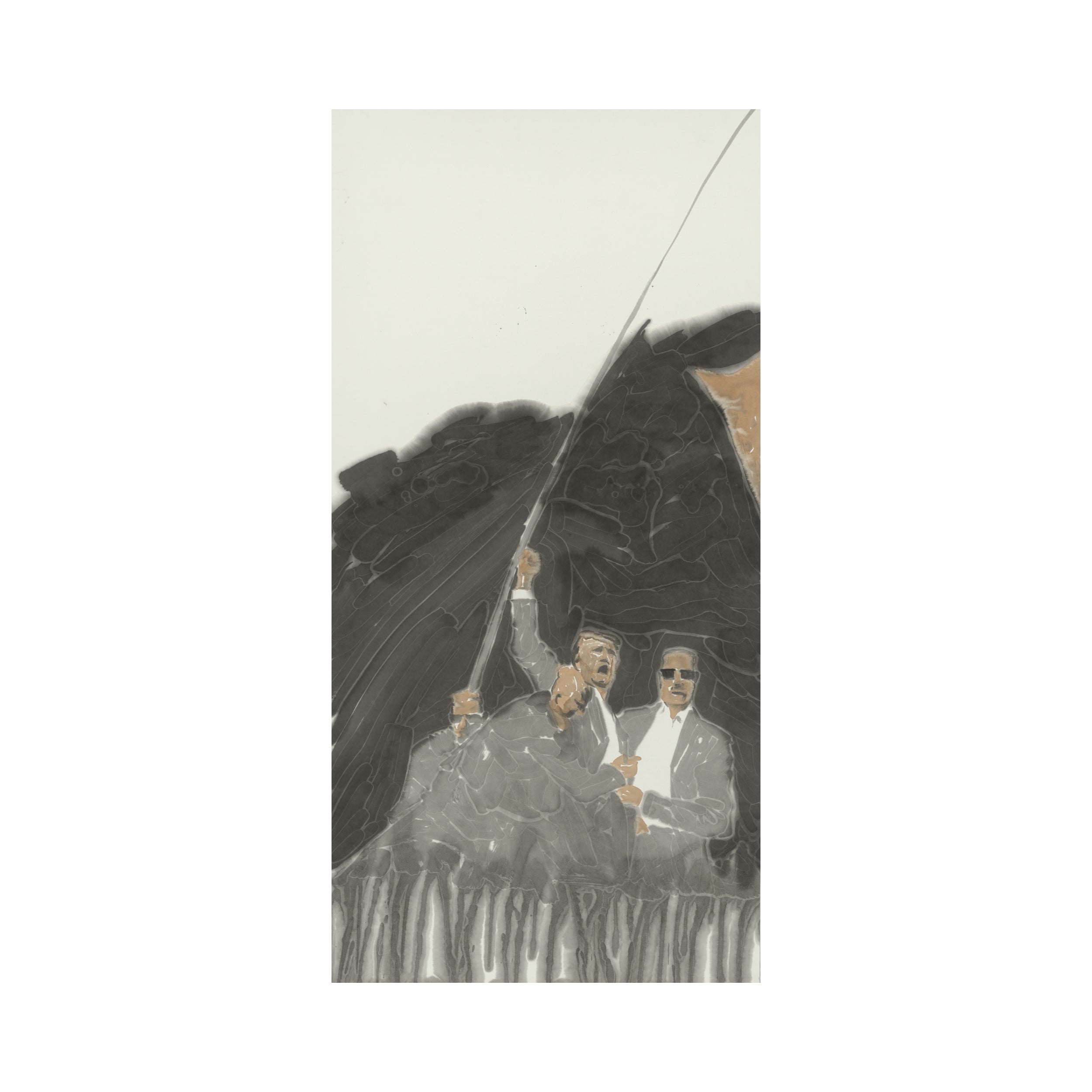 He Jun | Shout  - 54.3'' × 26.8''