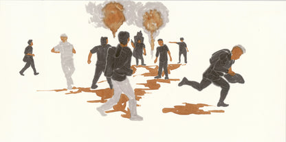 He Jun | Shout — Large Format Contemporary Ink Painting