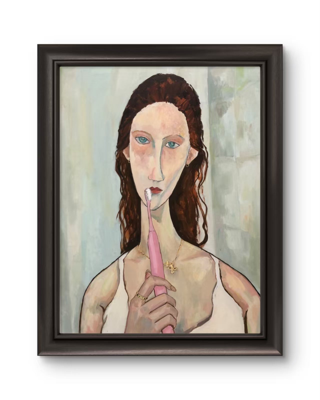 Anna's Morning-Oil on Canvas 27.6'' × 35.4''
