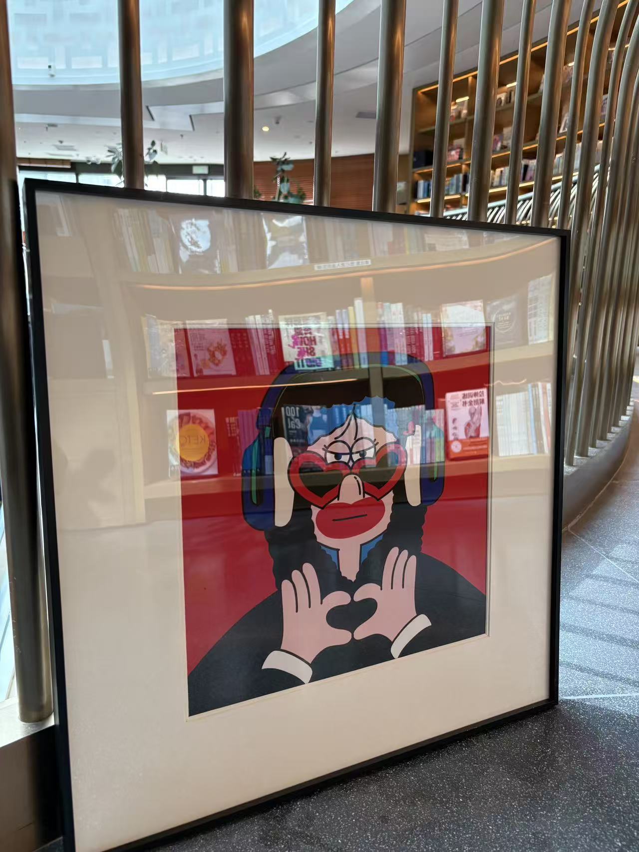 The Heartbeat Icon (Silk Pop Art Illustration)19.7 in × 19.7 in
