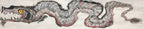 Fallen Dragon - Ink and Color 27.6'' × 5.9'' | Chinese Original Painting | Magic Bear Art