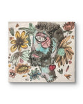 Flowers in Bloom - Chinese Ink & Color 13.8″ × 12.6″ | Chinese Original Painting | Magic Bear Art