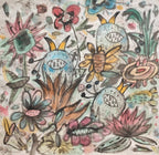 Fragrance of Life - Chinese Ink & Color 13.8'' × 13.4'' | Chinese Original Painting | Magic Bear Art