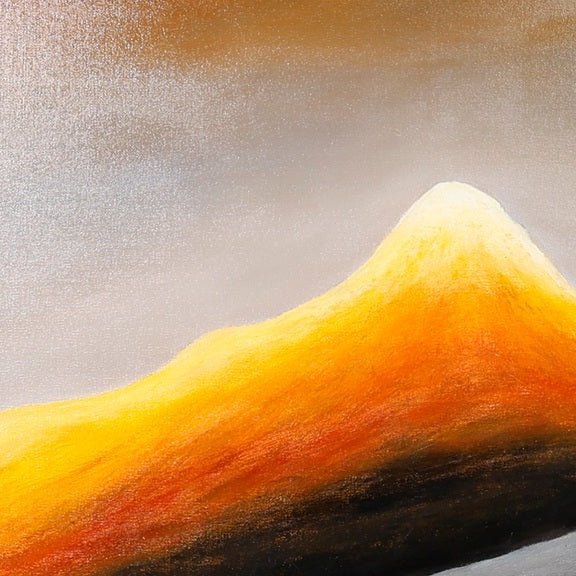 Gaze Upon Tibet Series | Large - Scale 59" × 78.7" | Original Painting by Chinese Artist | Magic Bear Art