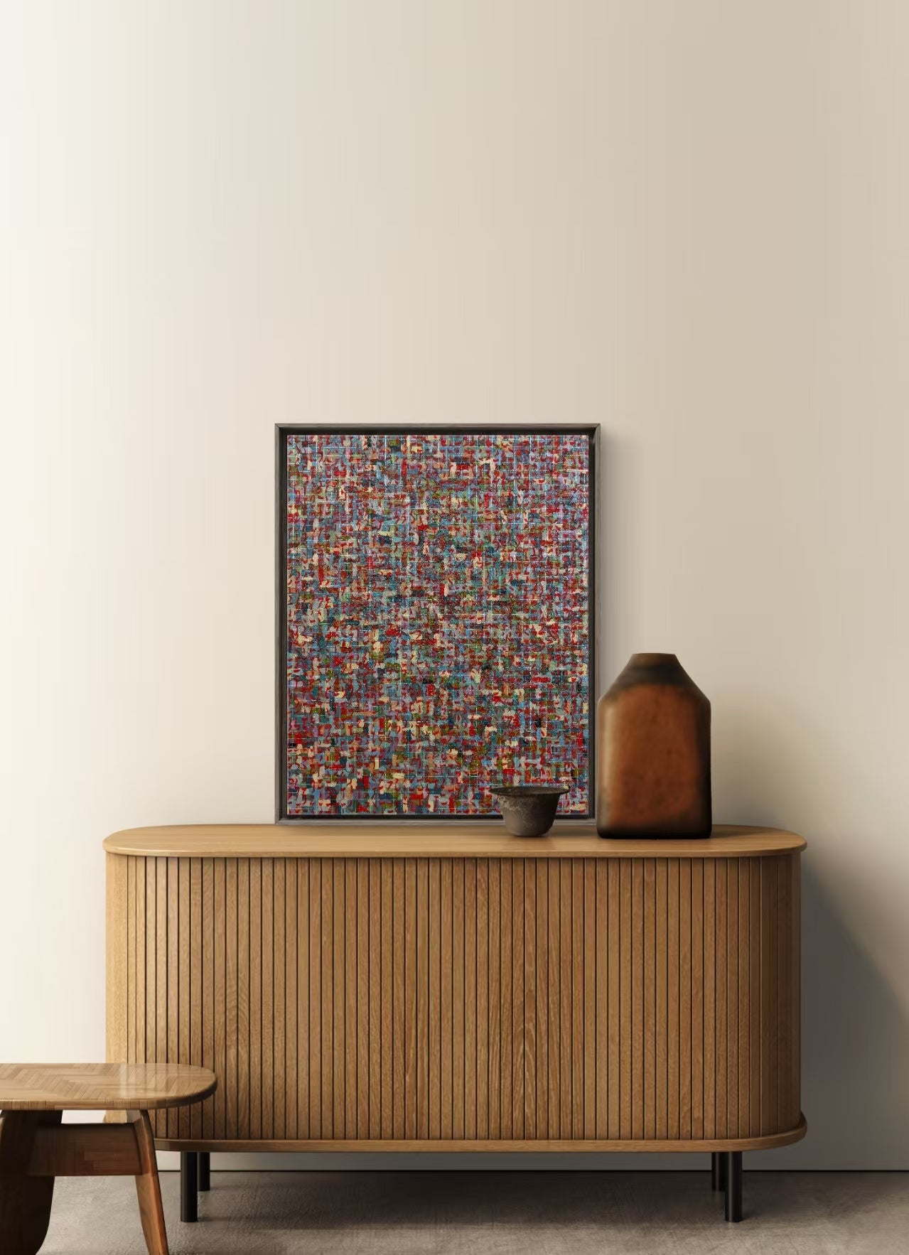 Hidden Utopia Series No. 3 - Oil on Canvas 15.7'' × 19.7'' | Chinese Original Painting | Magic Bear Art