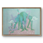 I Saw the Universe - Oil on Canvas 27.6'' × 19.7'' | Chinese Original Painting | Magic Bear Art